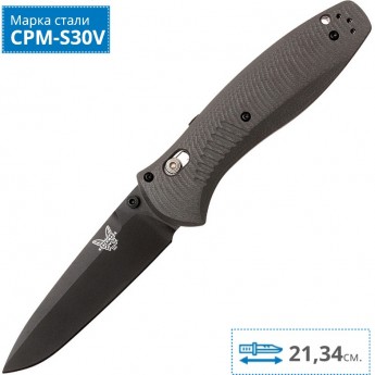 Нож BENCHMADE 580BK-2 BARRAGE